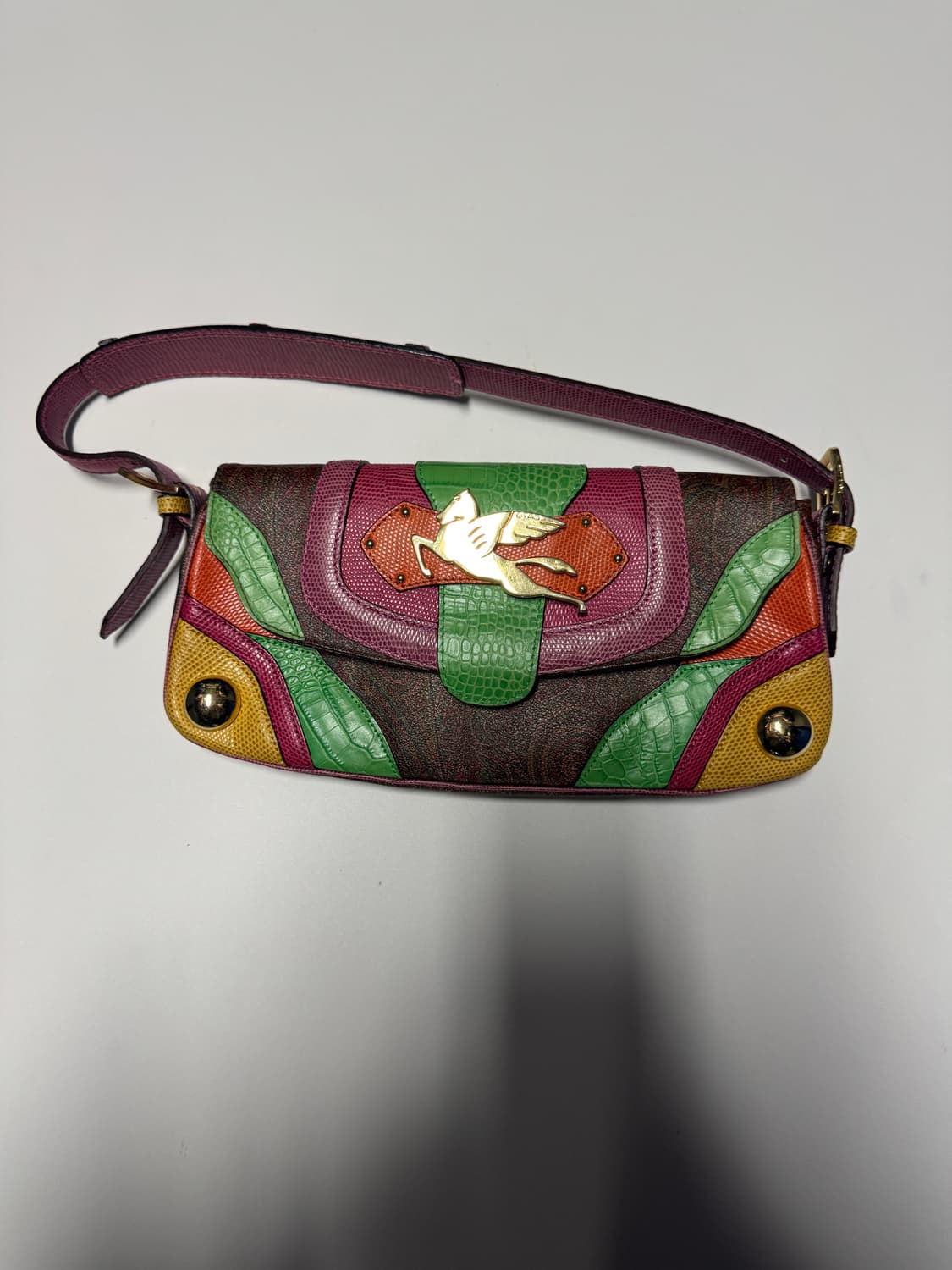 여성 에트로 고급 라인 홀스 로고 숄더백 + 카드 상품이미지1