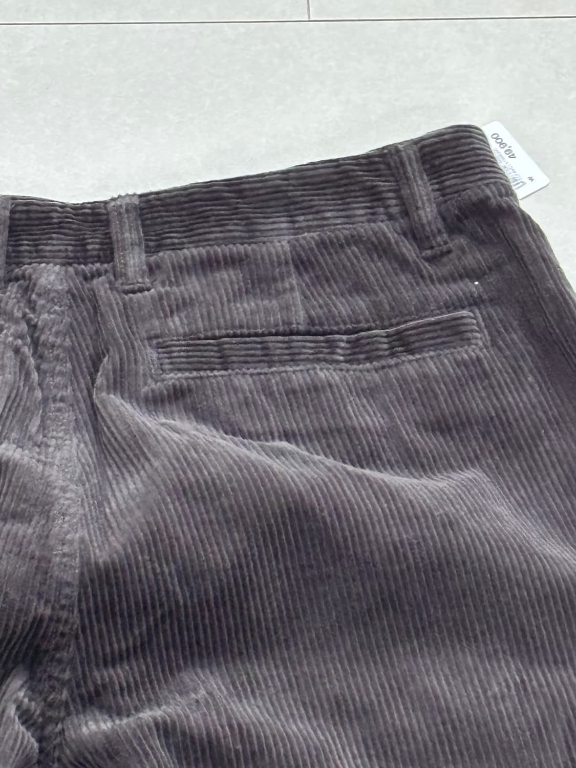 스파오 와이드 코듀로이 팬츠 32 그레이 새상품 상품이미지7