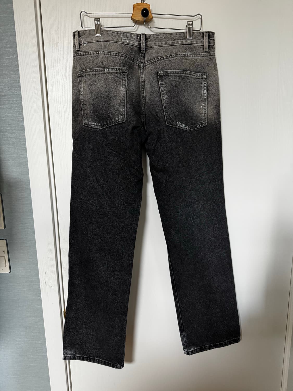 쿠어 흑청 데님 스트레이트핏 M 30-33 청바지 상품이미지2