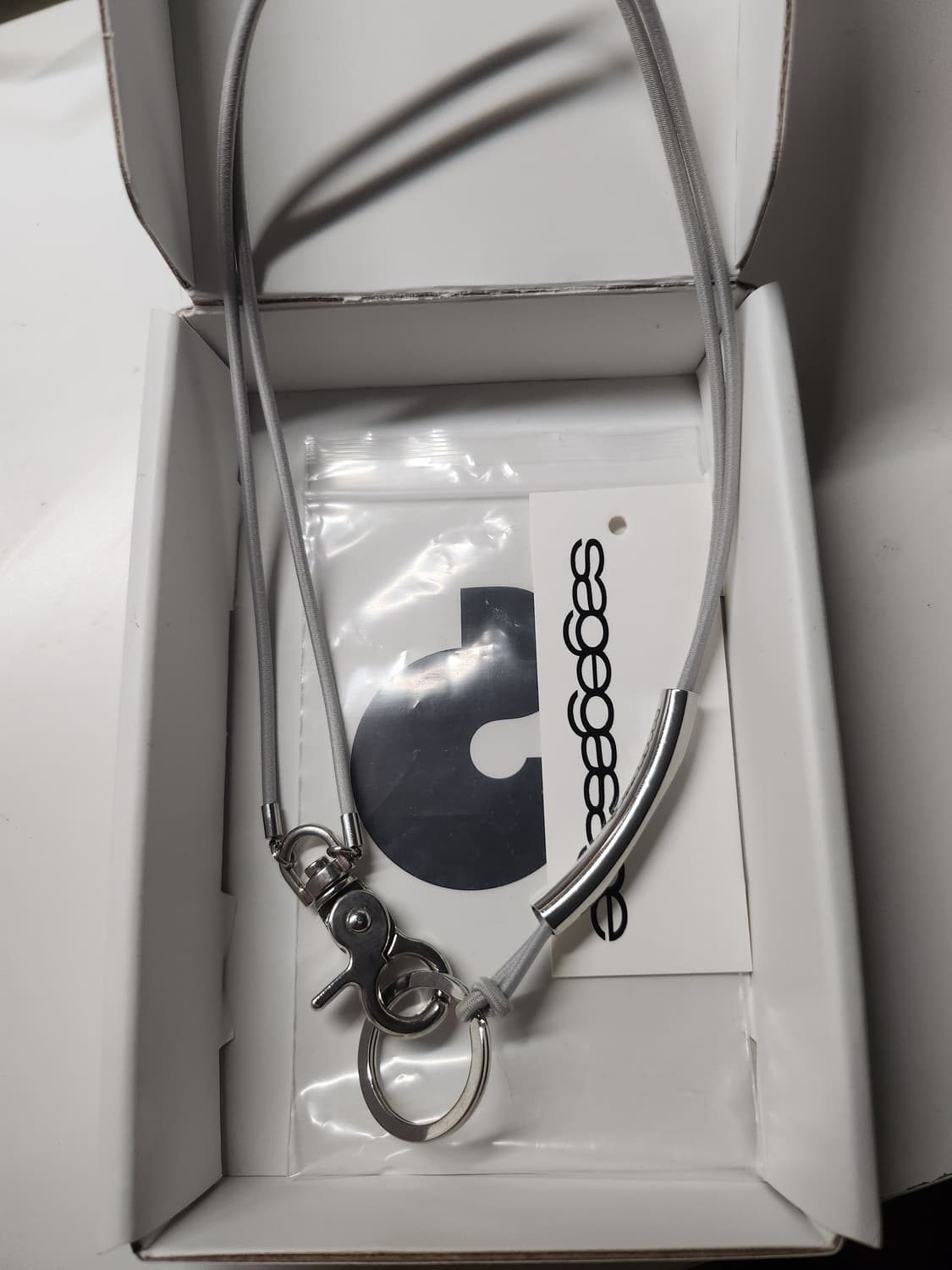 3way Sporty Necklace (Light Gray) 상품이미지2