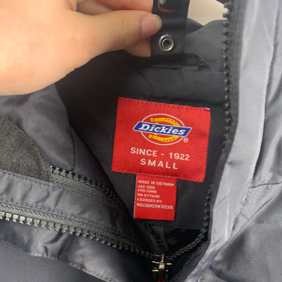 디키즈 자수로고 블랙 바람막이 자켓 상품이미지6