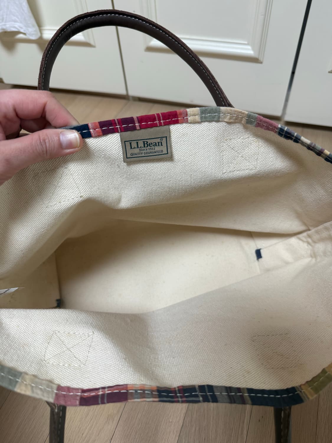 LL BEAN 엘엘빈 패치워크 토트백 상품이미지3