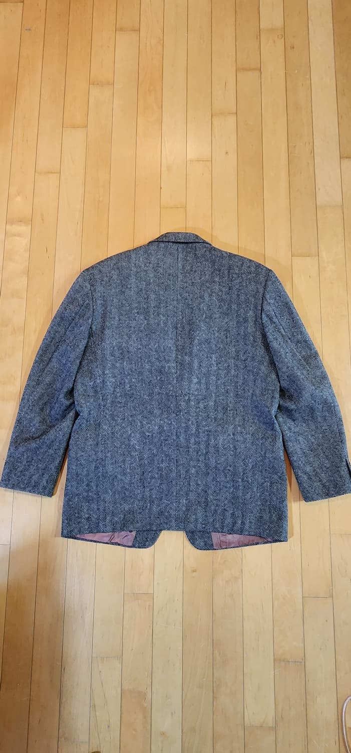 그레이 헤링본 트위드자켓 XL 상품이미지5