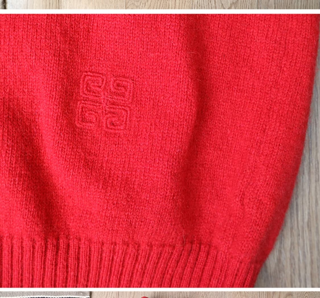 프랑스 메이드 80s givenchy 지방시 맨즈 울 터틀넥 빈티지 니트 상품이미지4