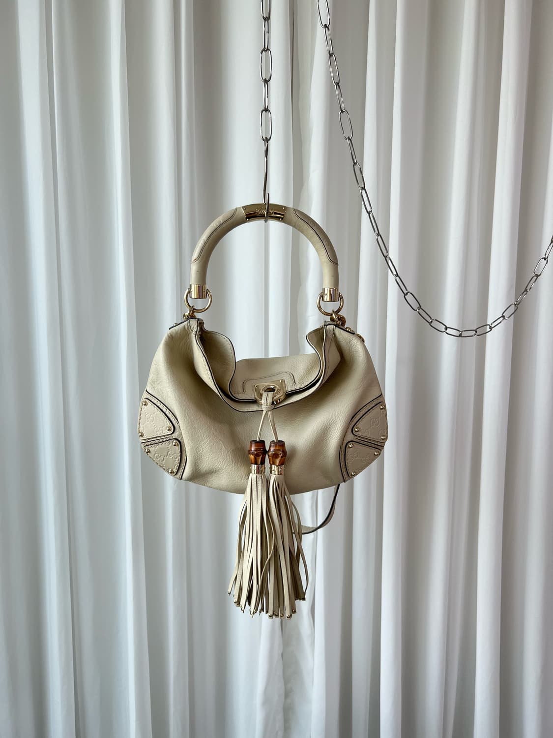 구찌 인디 뱀부 숄더백 상품이미지1