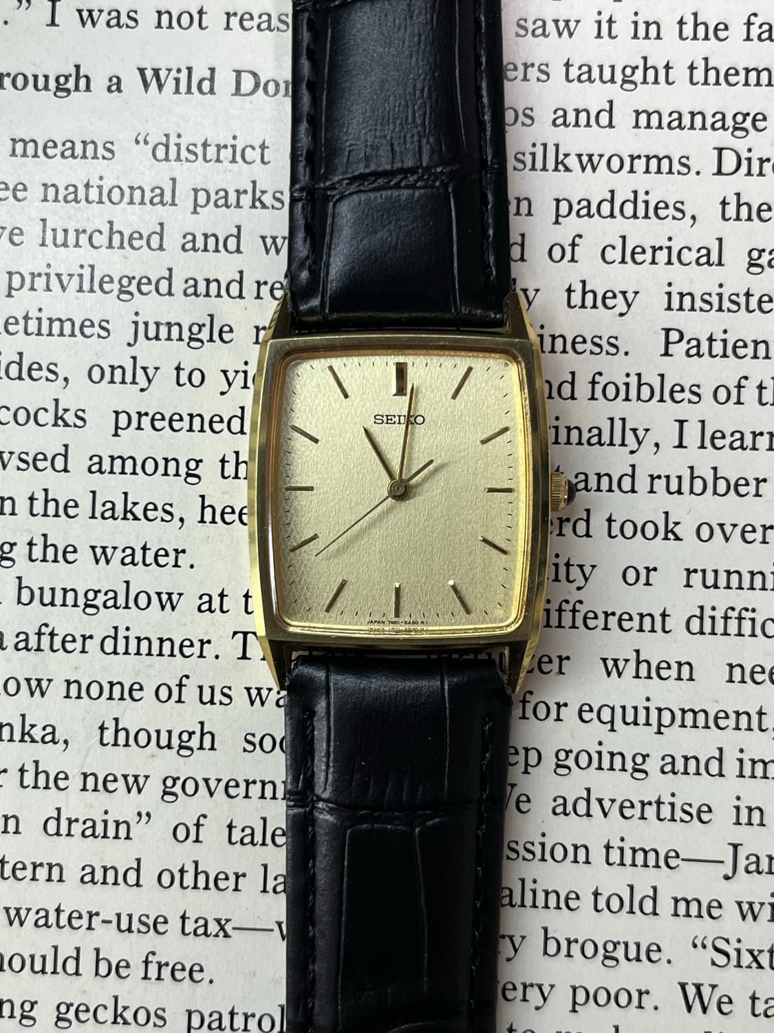 빈티지 세이코 탱크 7N01-5A40 (1991)  상품이미지1