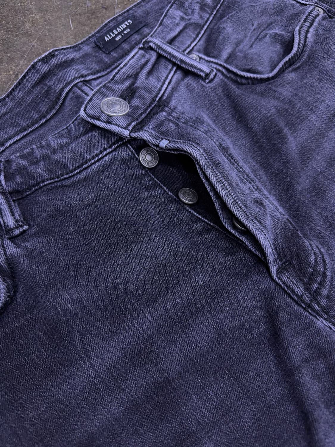 올세인츠 렉스 슬림 스트레이트핏 스트레치 데님팬츠 34 상품이미지7