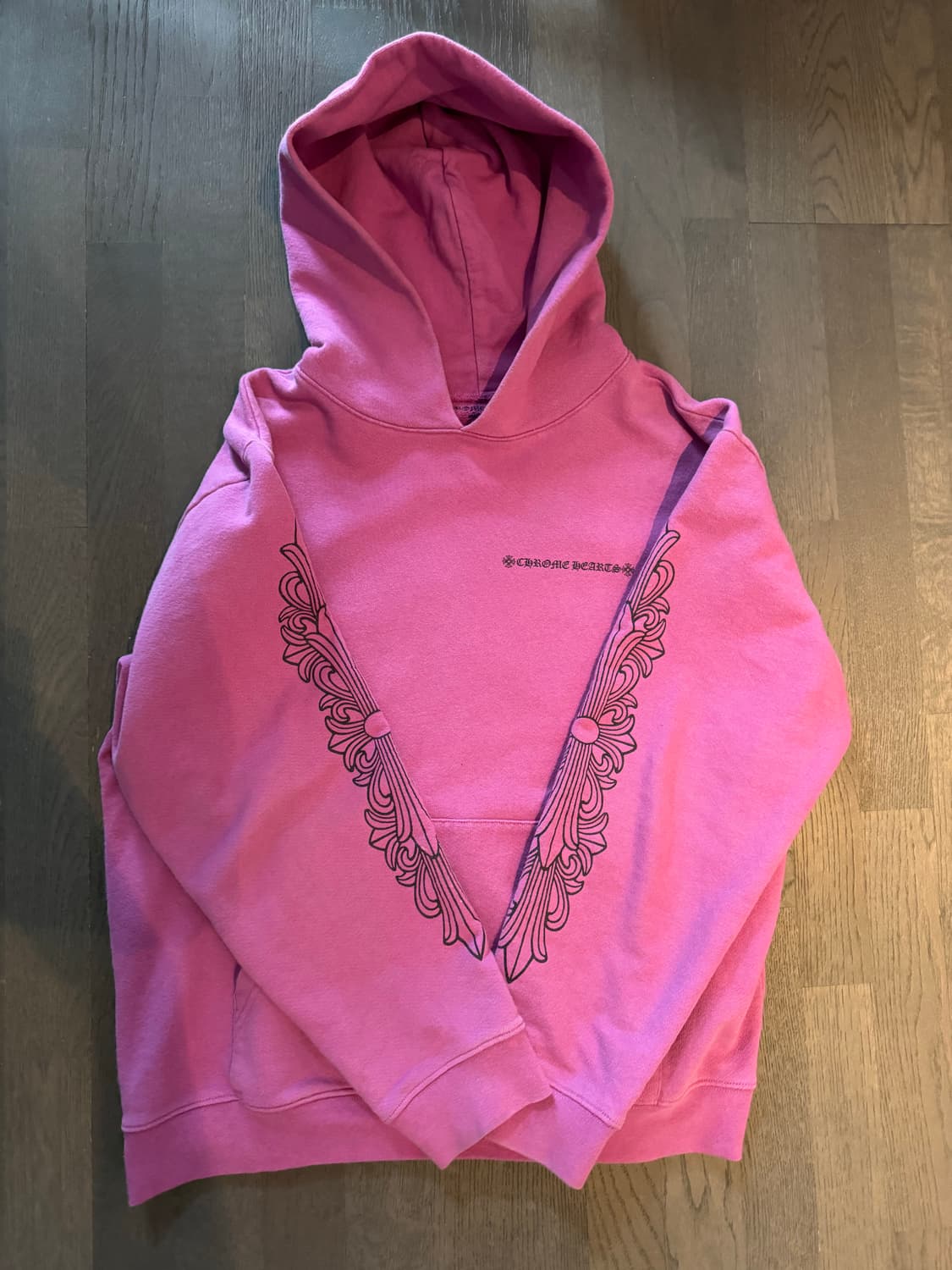 크롬하츠 매티보이 초판 퍼플 스파이더웹 후드 (교) 상품이미지2