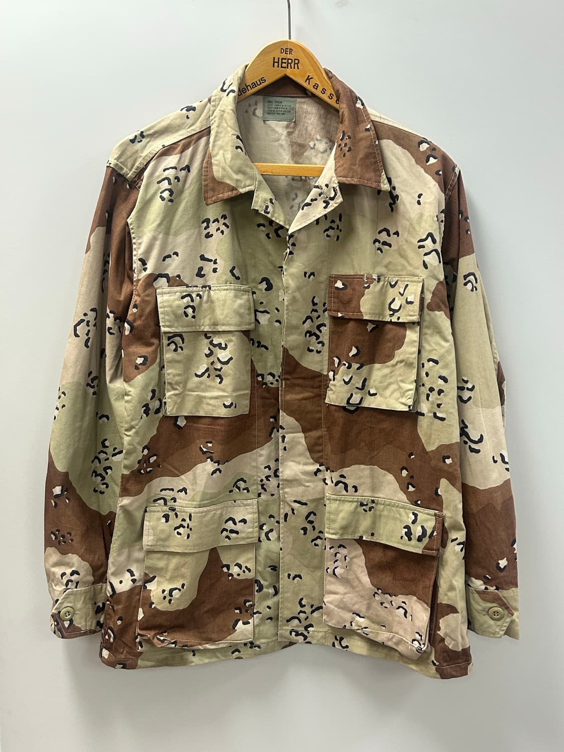미군 초코칩 카모 사막 BDU 자켓 (S-R) 상품이미지1