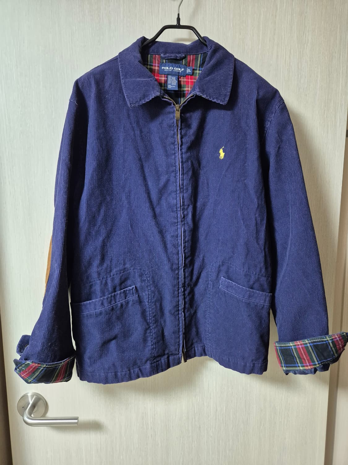 폴로 랄프로렌 골프 코듀로이 자켓 네이비 점퍼 라지 상품이미지3