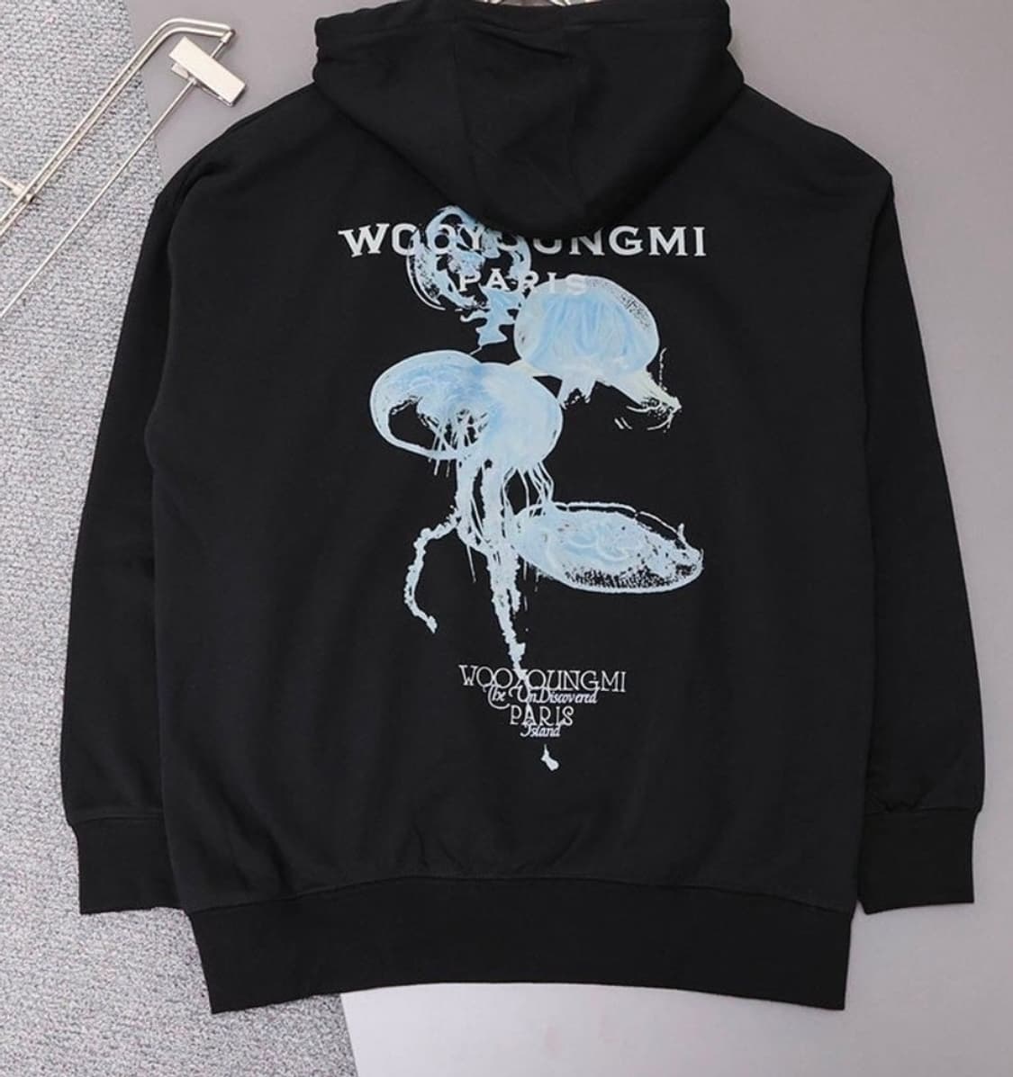 우영미 후드티 블랙 상품이미지2