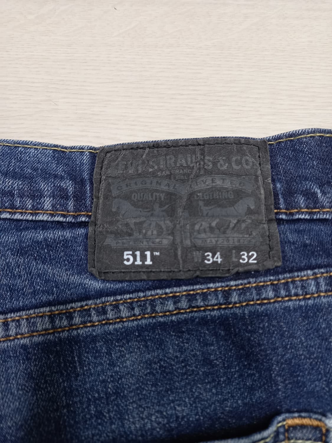 35 리바이스511 워싱 스판 슬림일자진 35-253 상품이미지5