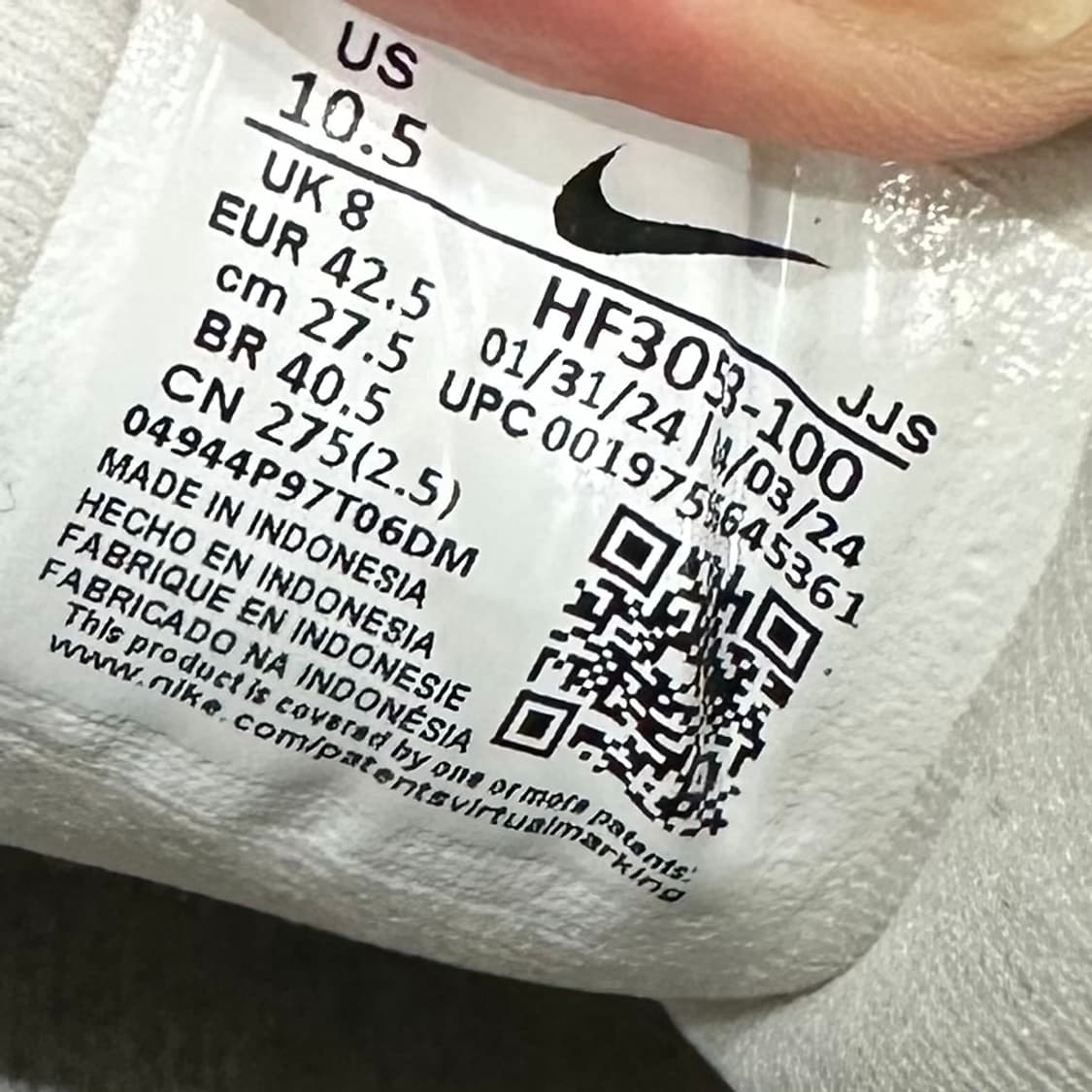 275) 나이키 운동화 남성 남자 에어맥스 포털 화이트 퓨어 플래티넘 상품이미지9