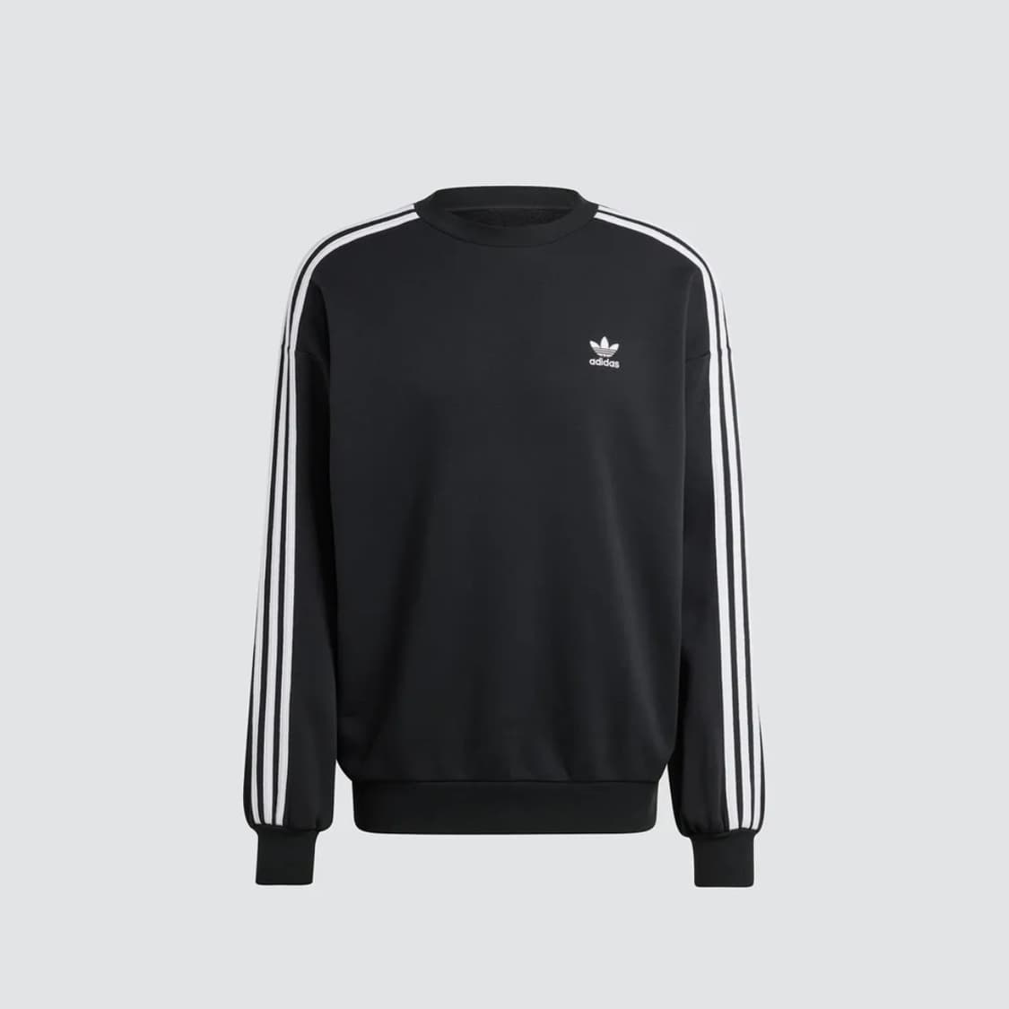아디다스 오버사이즈 크루 스웨트셔츠 - 블랙 / IZ1829 상품이미지1