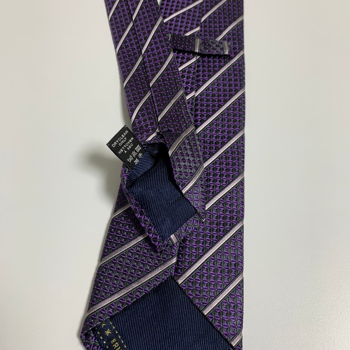 에르메네질도 제냐 이태리 신형라벨 명품넥타이 A+등급 최상급 스트라이프 상품이미지7