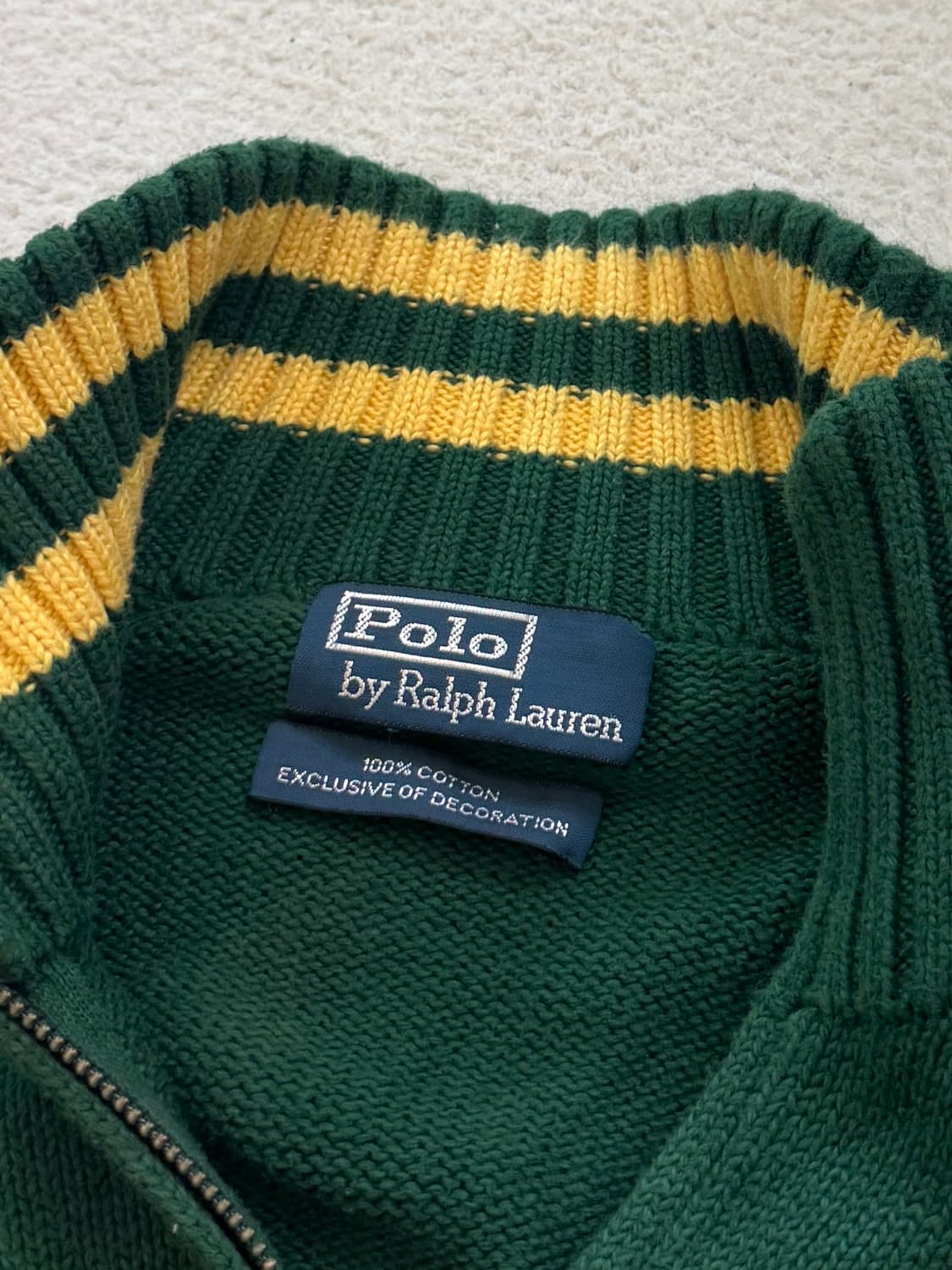 폴로 런던 빅포니 투웨이 니트집업 치프키프 상품이미지4