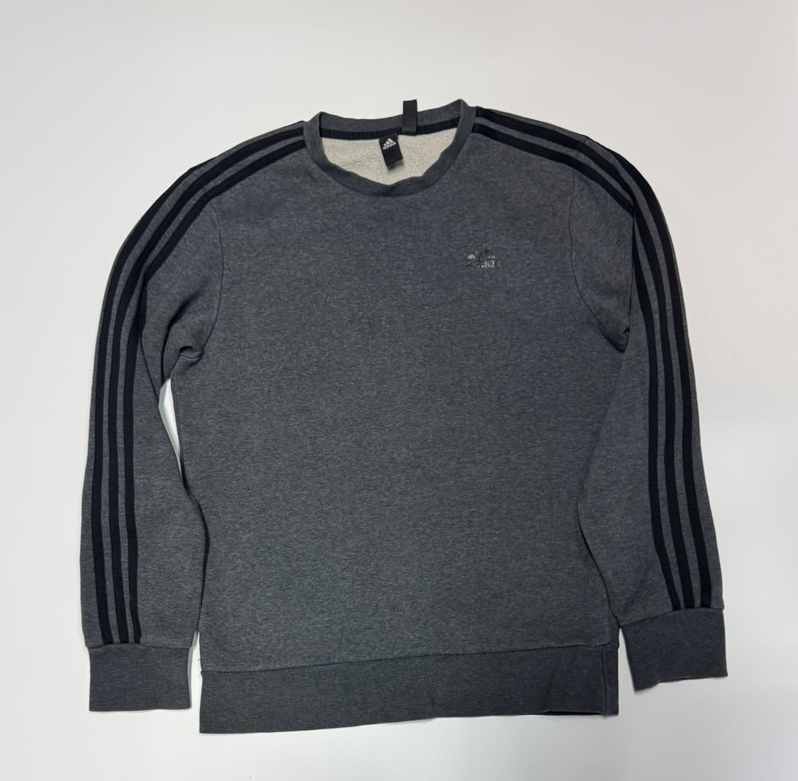아디다스 파이어버드 삼선 그레이 스웻 기모 맨투맨 L 상품이미지1