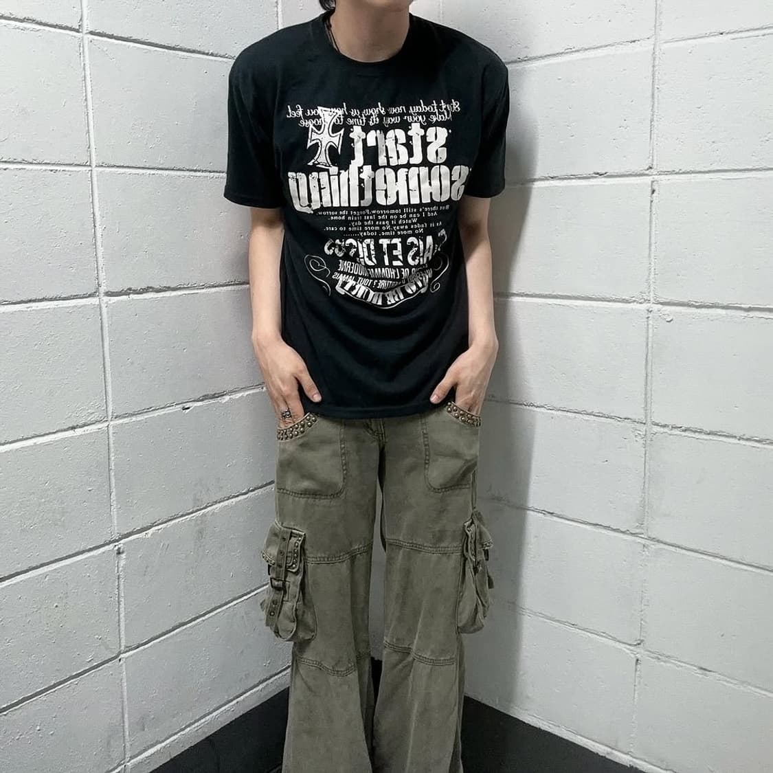 Punk lettering short sleeve 상품이미지3