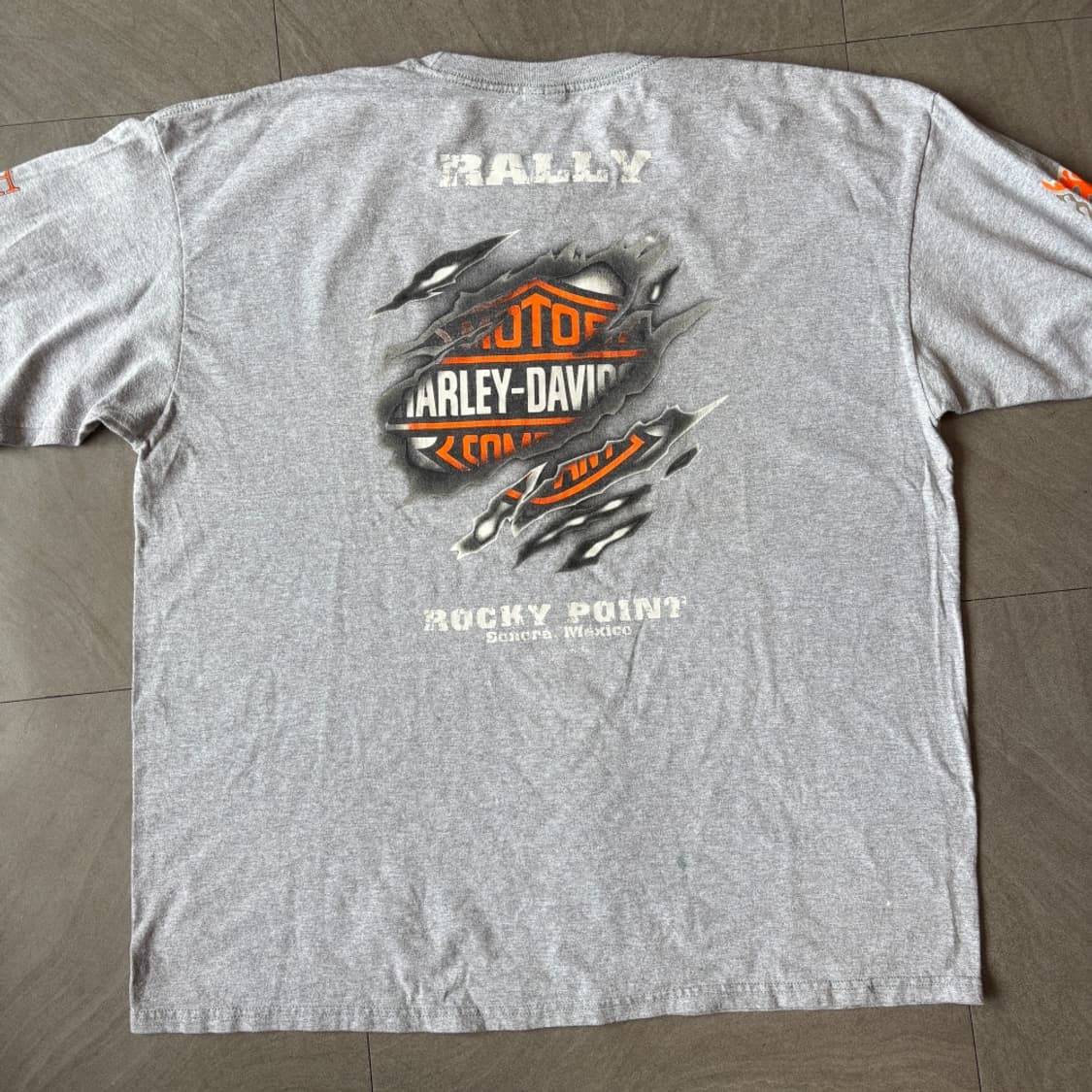 할리데이비슨 그레이 긴팔 티셔츠 롱슬리브 상품이미지9