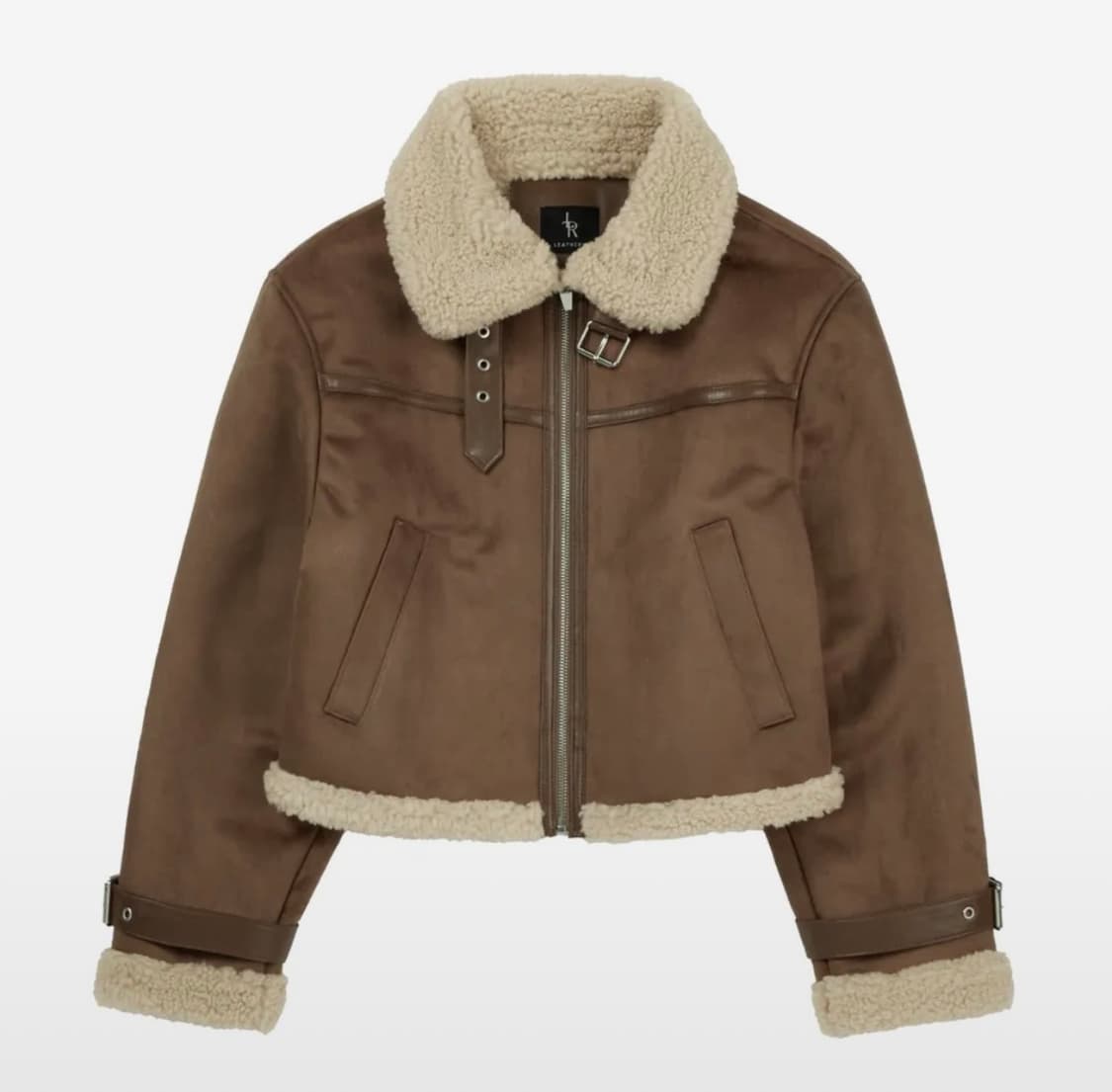 레더리 스웨이드 무스탕 자켓 브라운 상품이미지1