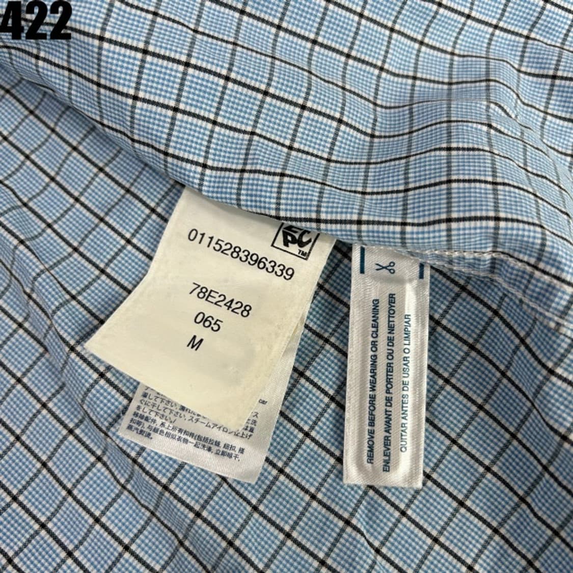 타미힐피거 체크 셔츠 95  상품이미지3