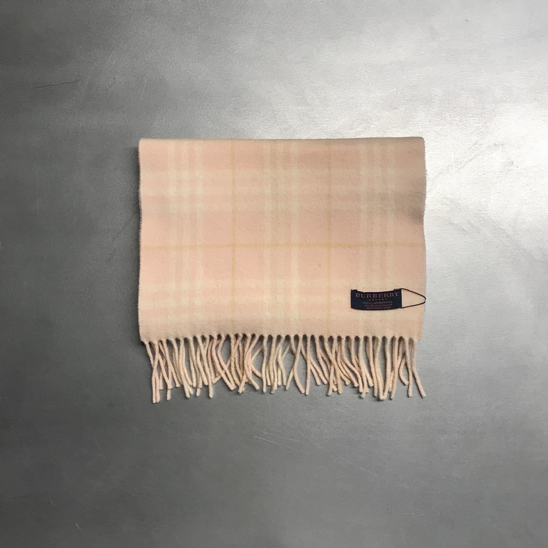 버버리 정품 램스울 머플러 핑크 상품이미지2