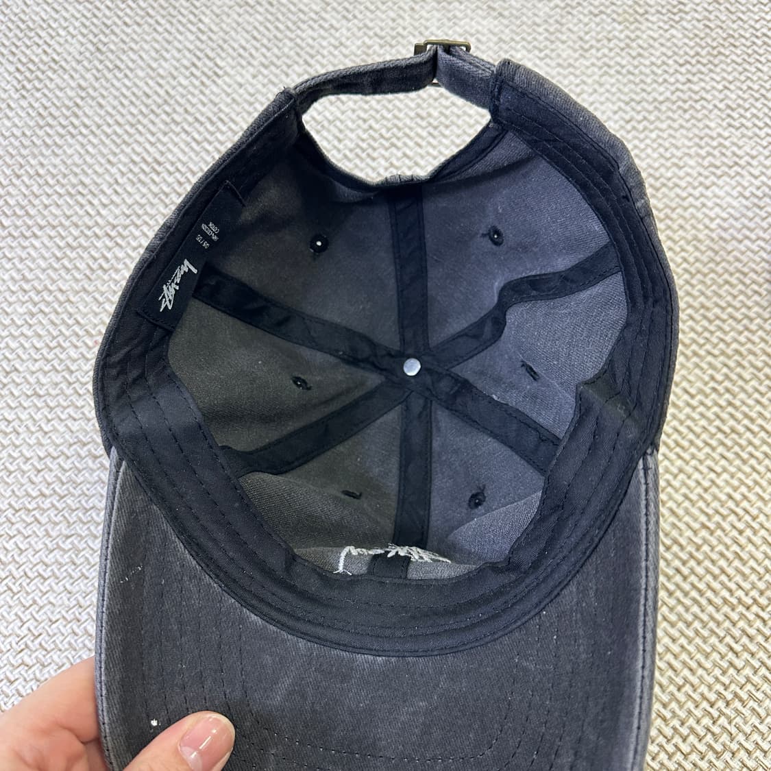 O/S 스투시 차콜 볼캡0316D 상품이미지1