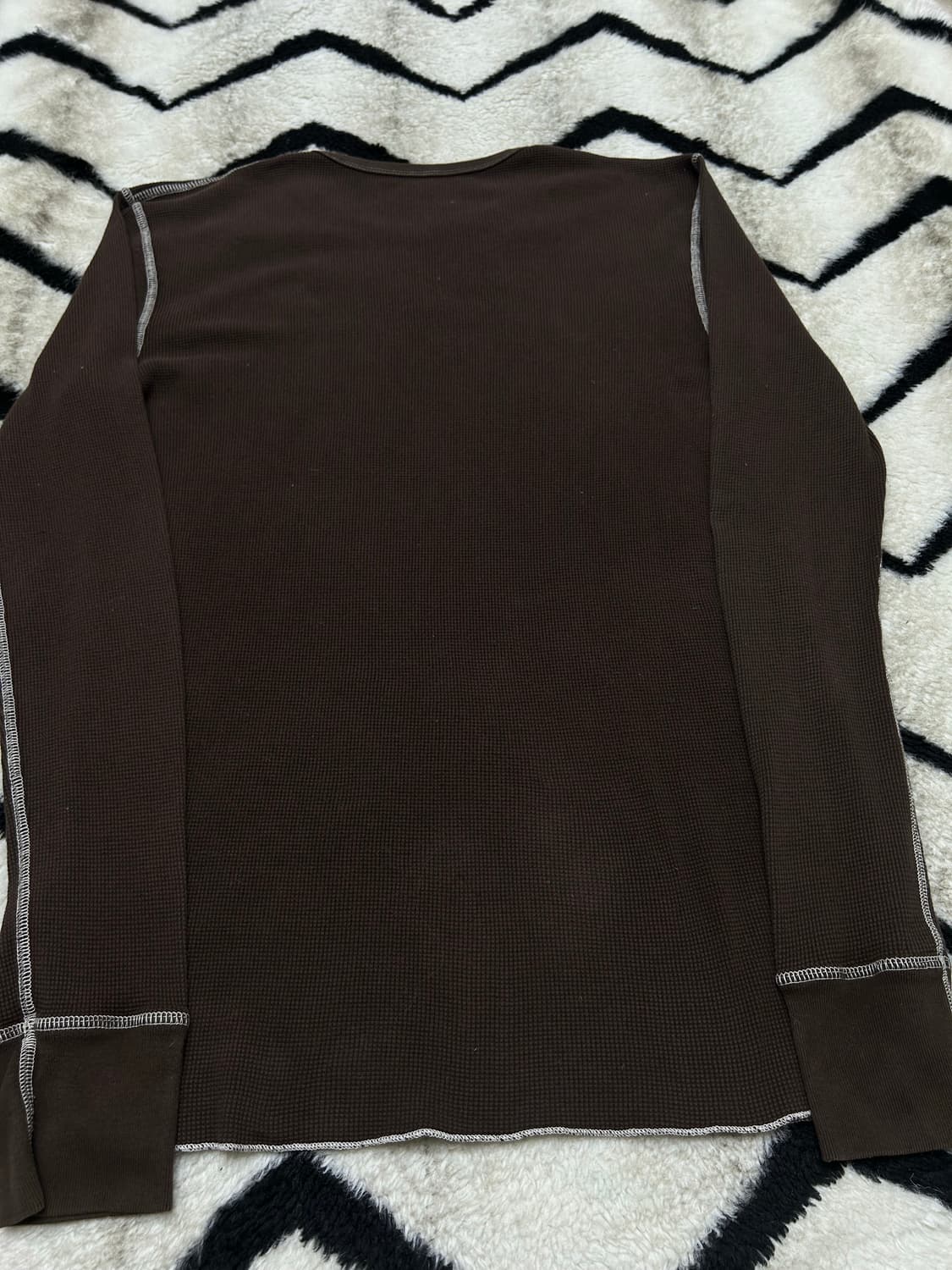 [M]트루릴리전 올드 글로리 와플 롱슬리브/브라운 상품이미지5