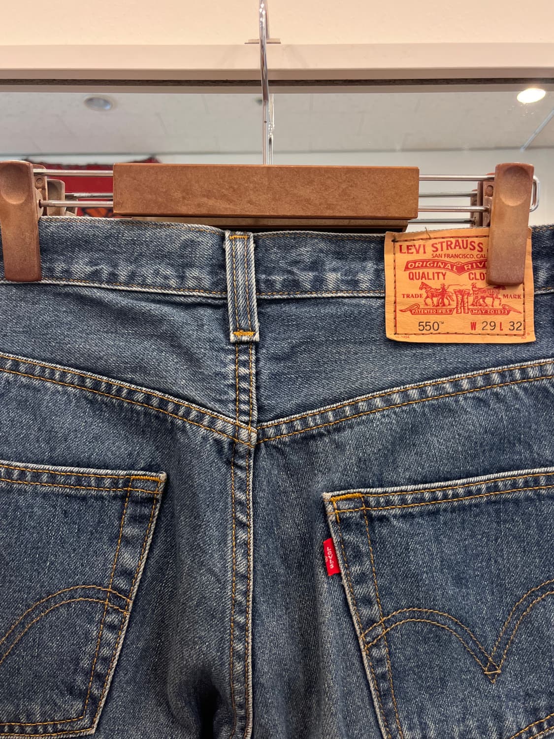 Levis 리바이스 550 컷오프 데님 쇼츠 팬츠 (29inch) 상품이미지5