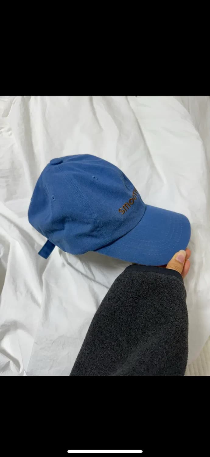 스무드무드  Boy Blue Bold Logo Ball Cap 상품이미지3