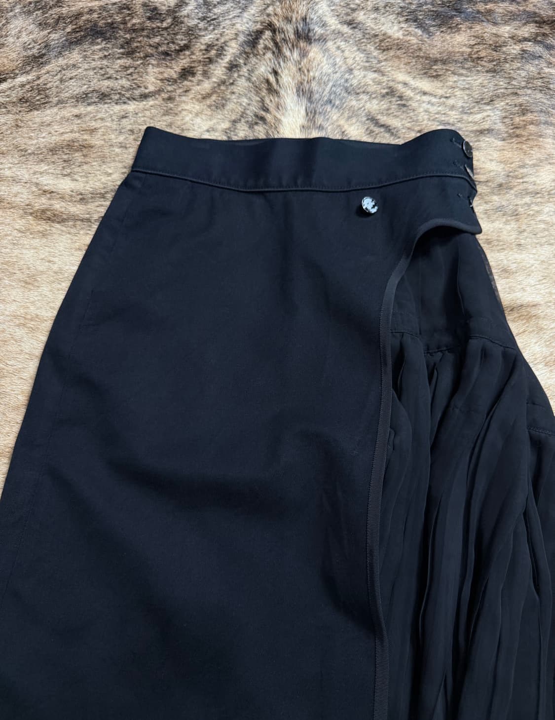 사카이 sacai  플리츠 랩 스커트  상품이미지5