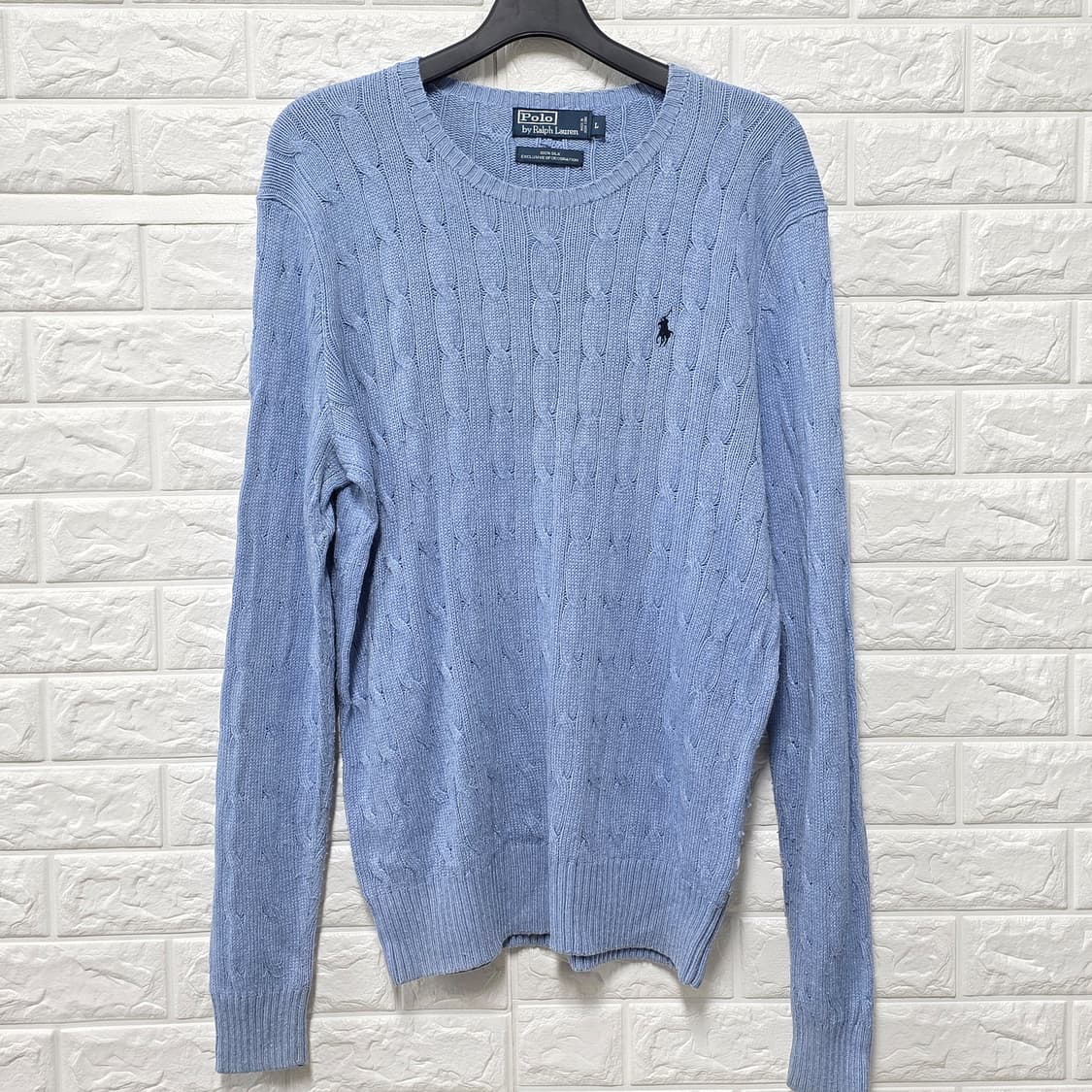 택포) 폴로 랄프로렌 꽈베기 니트 L 상품이미지1
