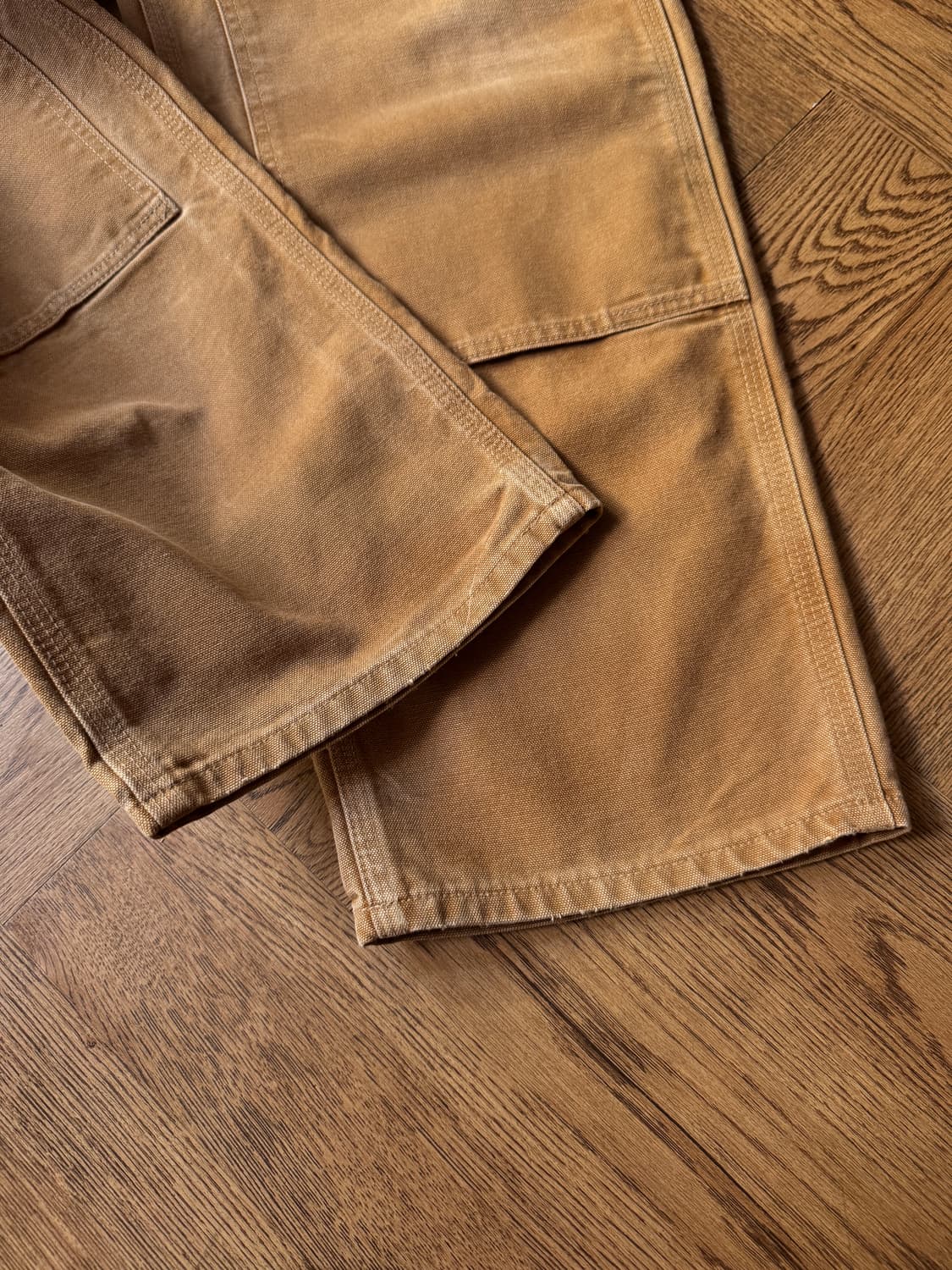 [36]칼하트 Made in USA 브라운 더블니 워크팬츠 상품이미지5