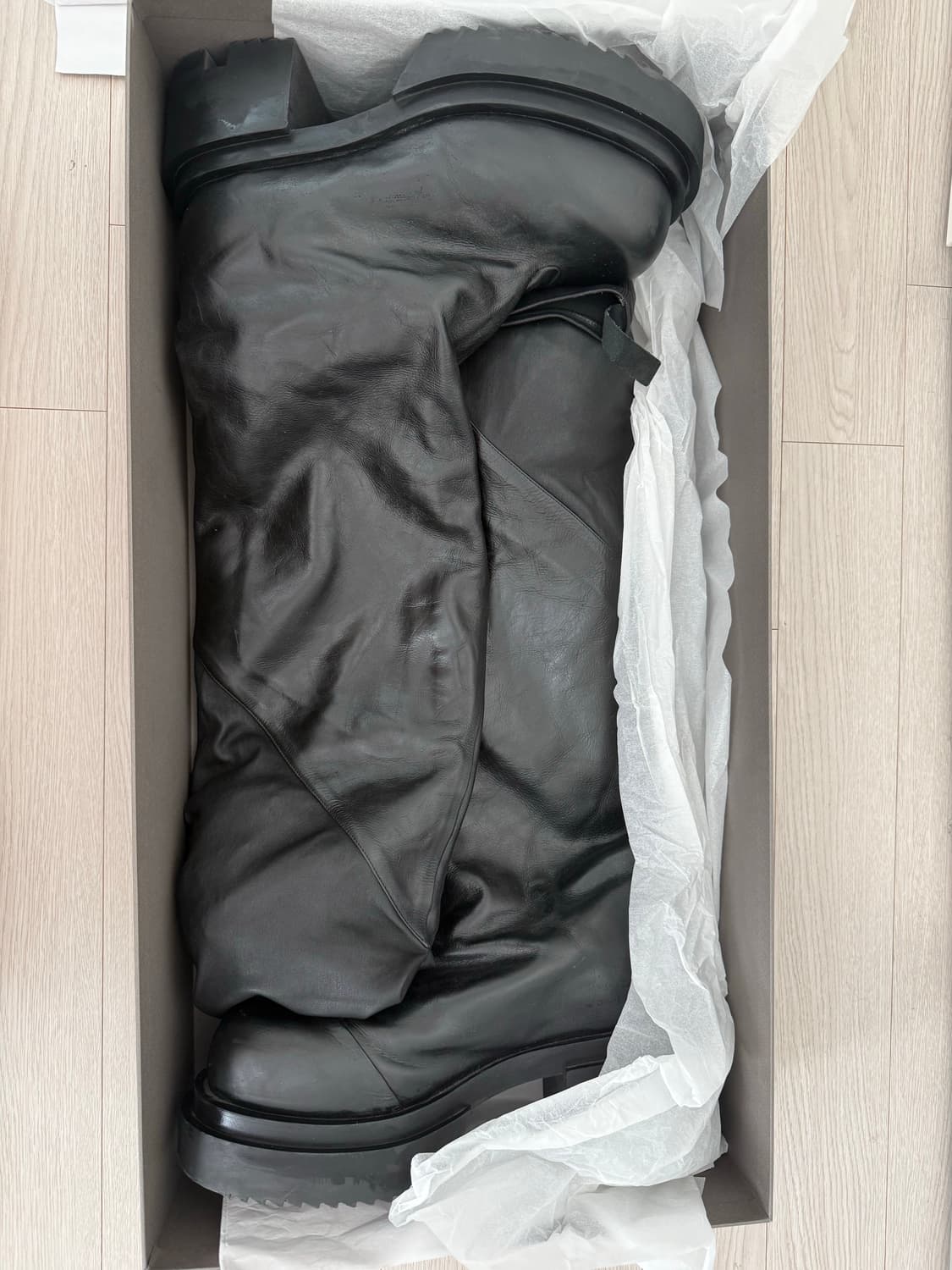 릭오웬스 보건 플레어 하이부츠 43 상품이미지6