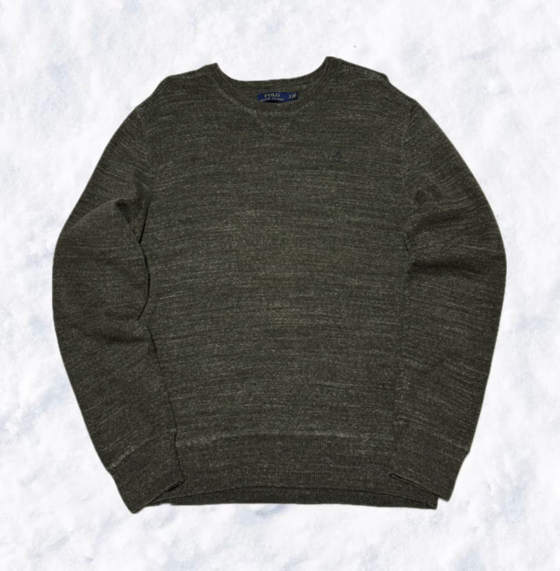 폴로 랄프로렌 딥카키/딥블루 니트 상품이미지1