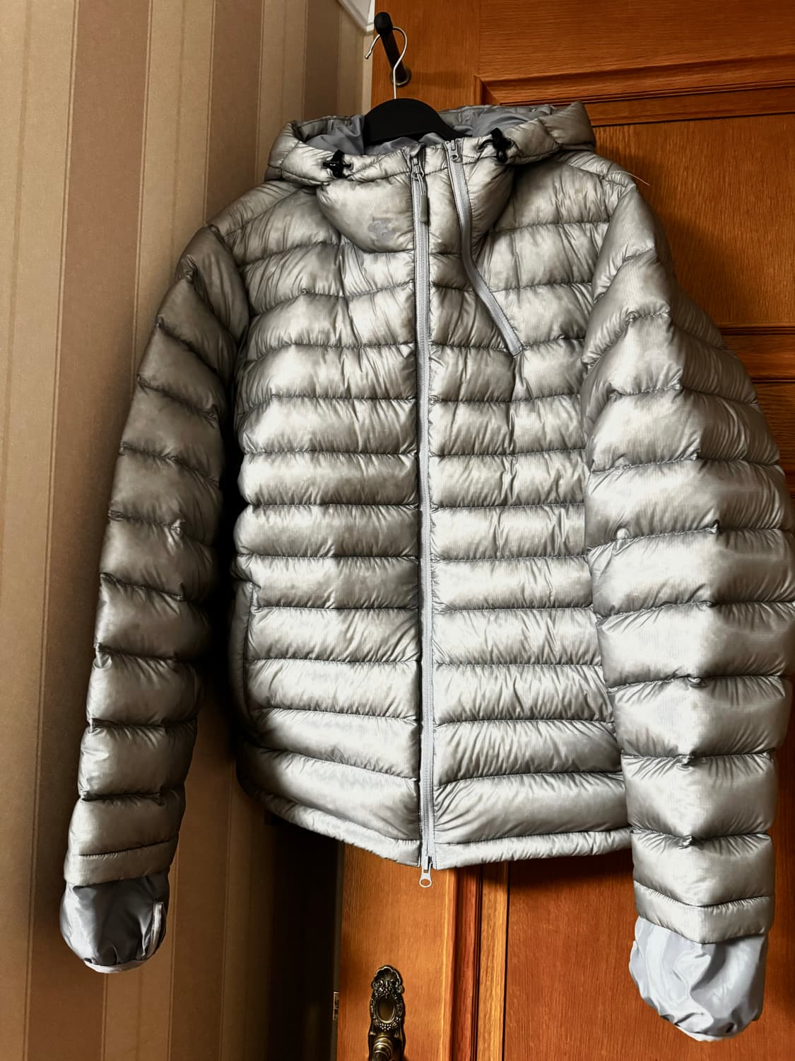 산산기어 24FW 서픽스 푸퍼 자켓 그레이 상품이미지2