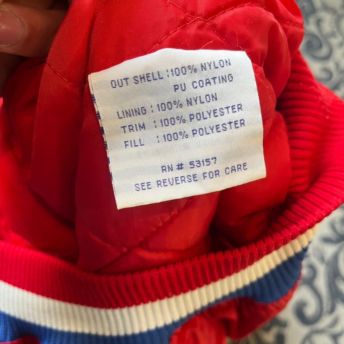 90s NBA Sixers 마제스틱 스타디움 자켓W2525 상품이미지5