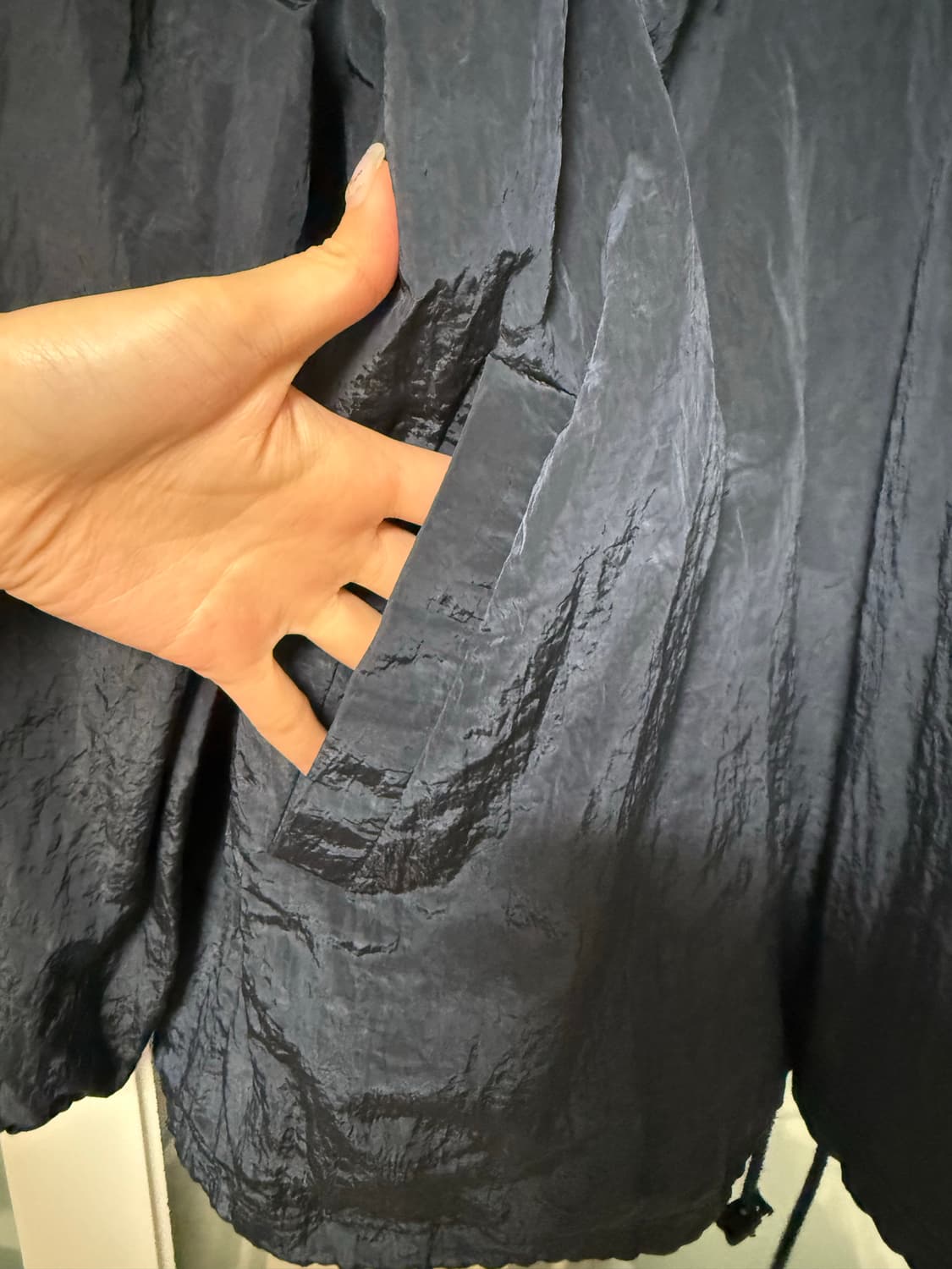 S/E/O 에스이오 나일론 아노락 네이비 상품이미지7