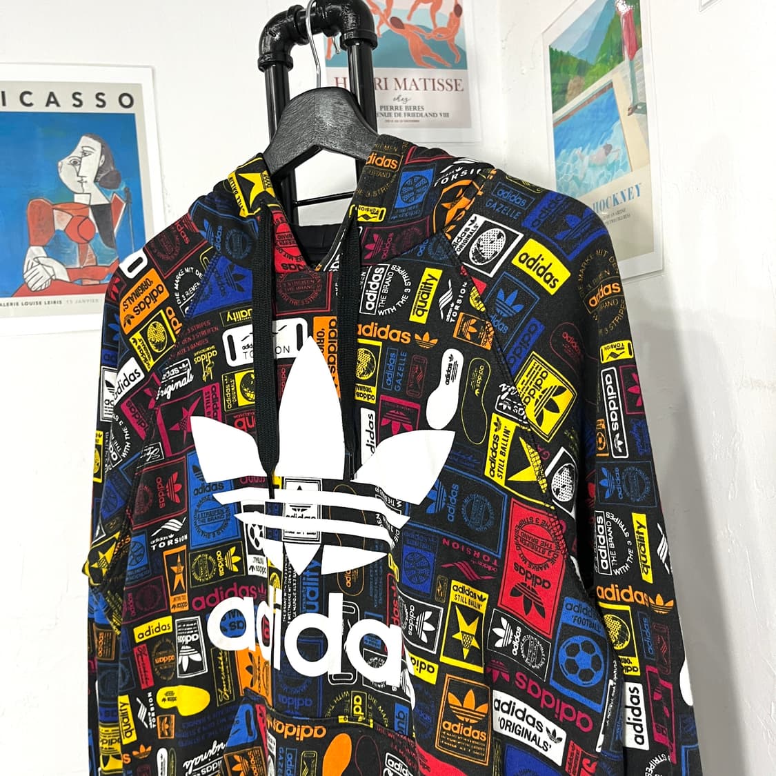 아디다스 프린팅 후드티 상품이미지3