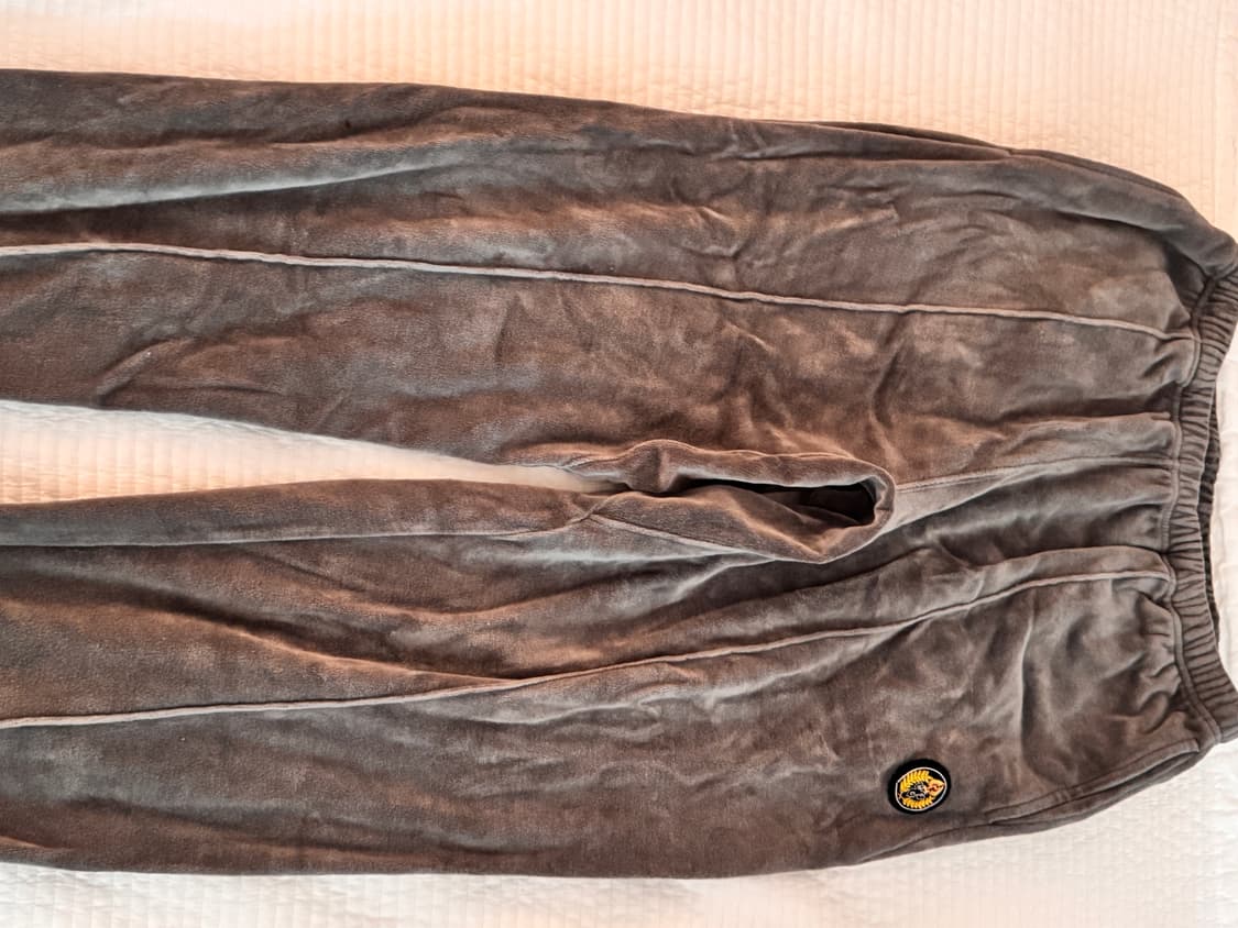 헤리티지플로스 벨루어 와펜 조거팬츠 그레이 상품이미지5