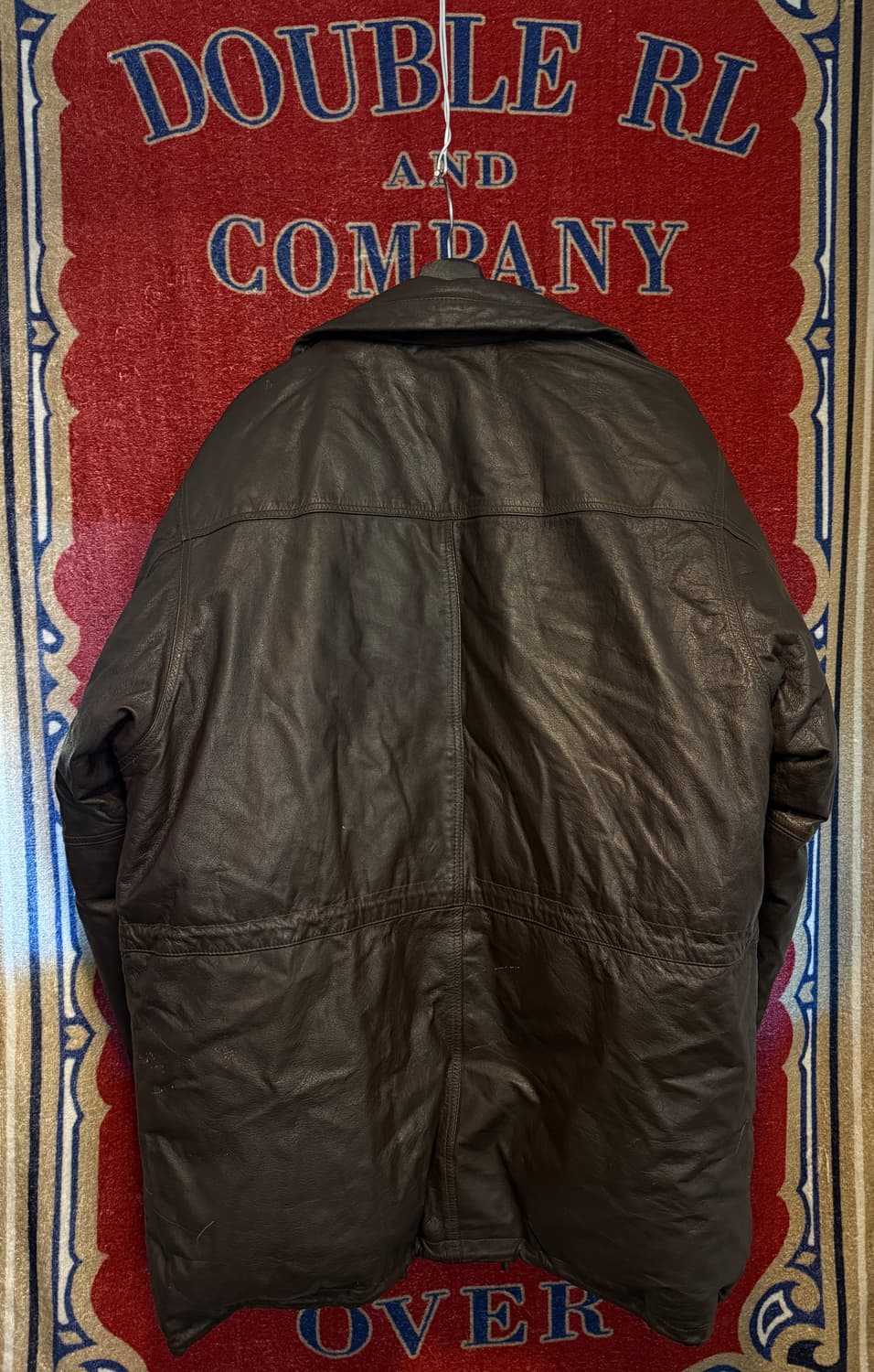 90년대 Leather Duckdown Parka XXL 상품이미지8