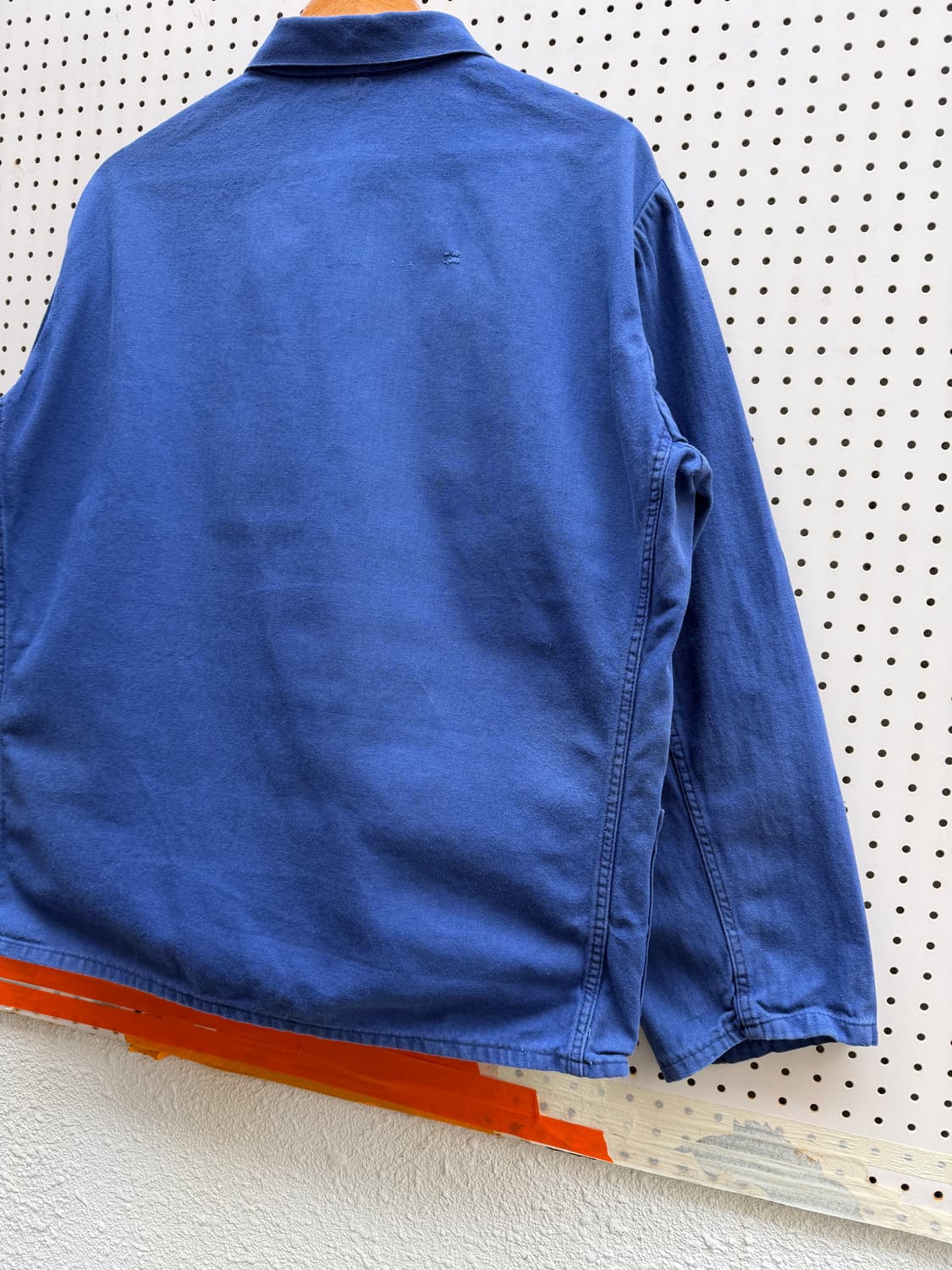 OLD VINTAGE WASHED BLUE HBT 헤링본트윌워크자켓 상품이미지9