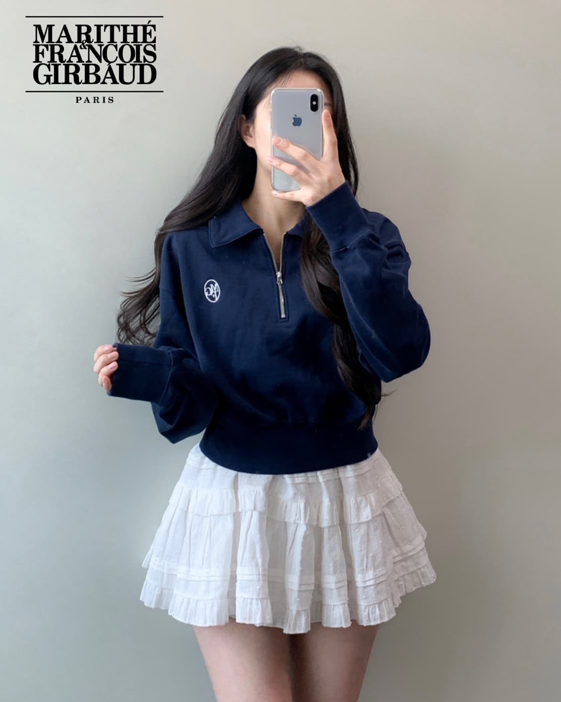 마리떼 프랑소와 저버 반집업 맨투맨 상품이미지2