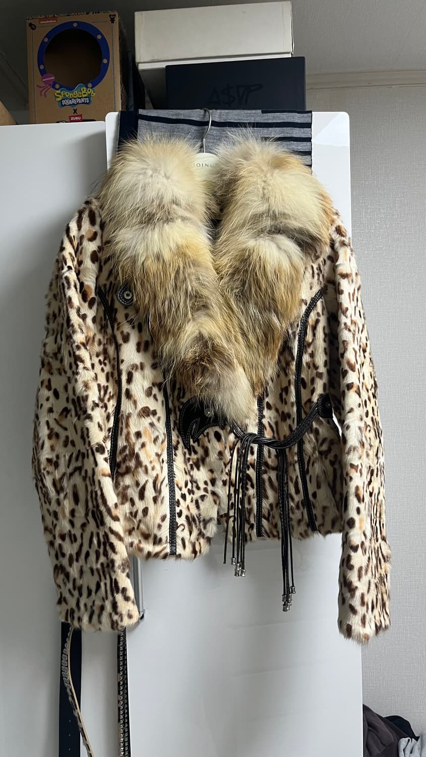 웨스턴 글램 후크 여우털 퍼자켓 상품이미지2