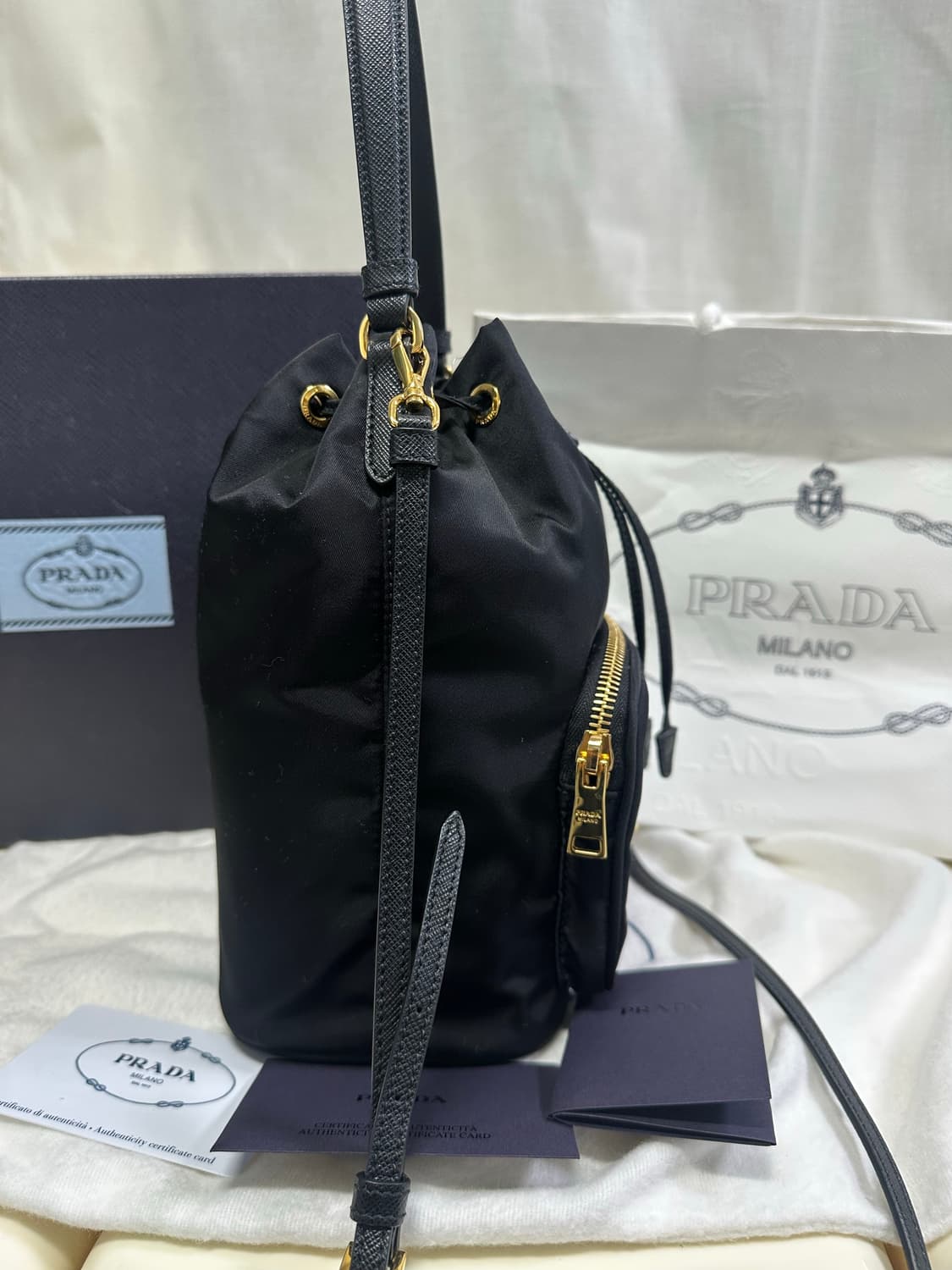 [SA 정품] 프라다 듀엣 버킷백 상품이미지6