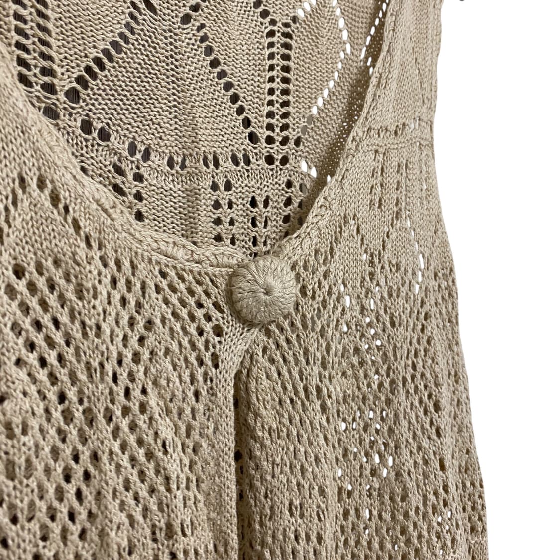 크로쉐 베이지 롱 가디건 상품이미지5