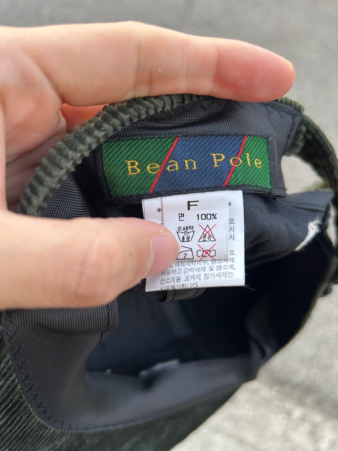 빈티지 빈폴 코듀로이 캡 상품이미지4