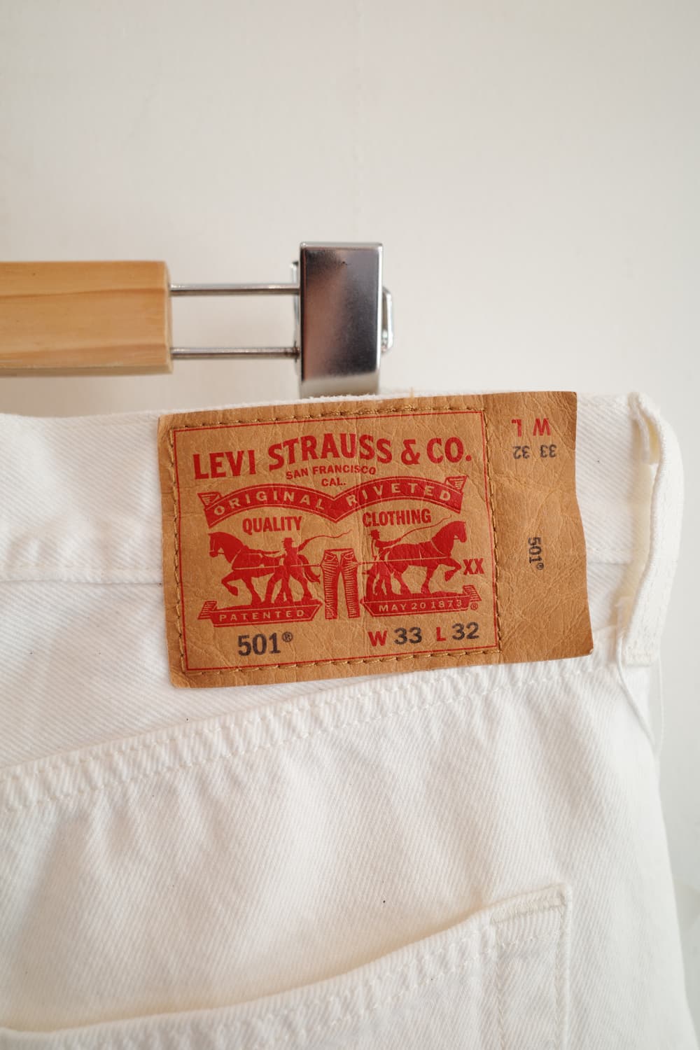 Levis 리바이스 501 화이트진 (33인치) 상품이미지8