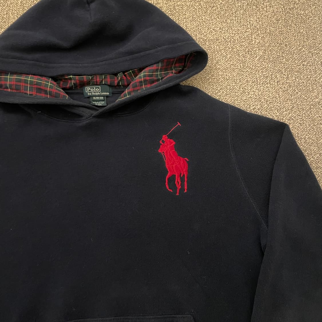 폴로 빅포니 니트 후드티 상품이미지2