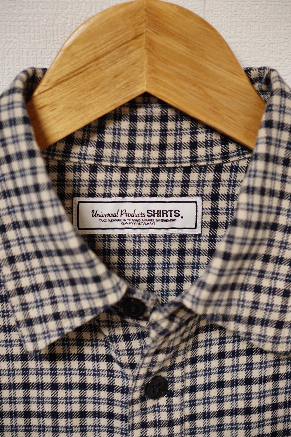 UNIVERSAL PRODUCTS 체크 워크 셔츠 상품이미지3